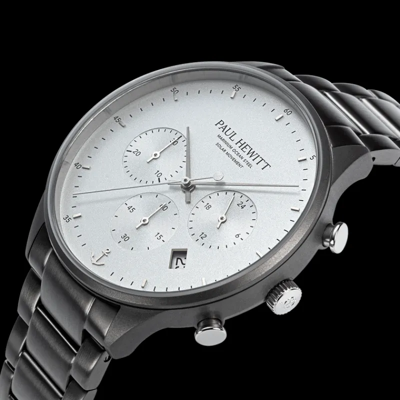 Montres À Graver | Montres Solaires^PAUL HEWITT Chrono Montre