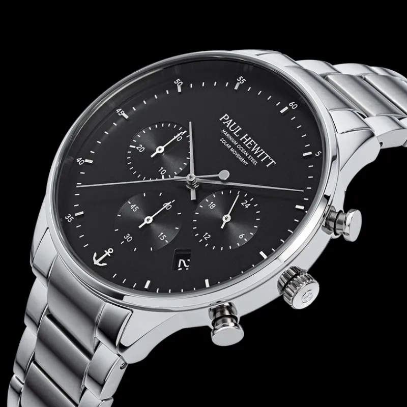 Montres À Graver | Montres Solaires^PAUL HEWITT Chrono Montre