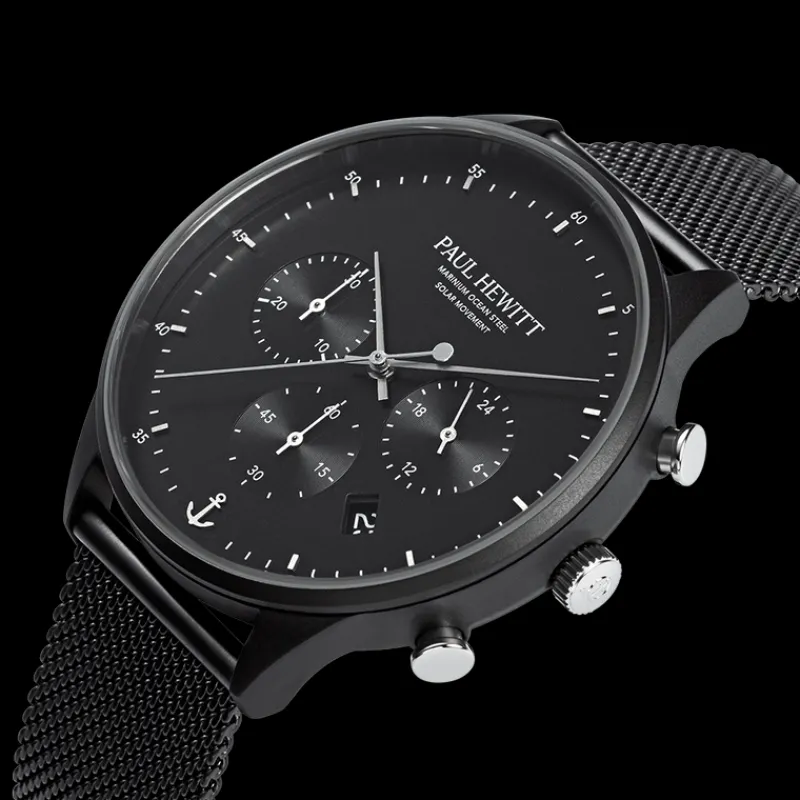 Montres À Graver | Montres Solaires^PAUL HEWITT Chrono Montre
