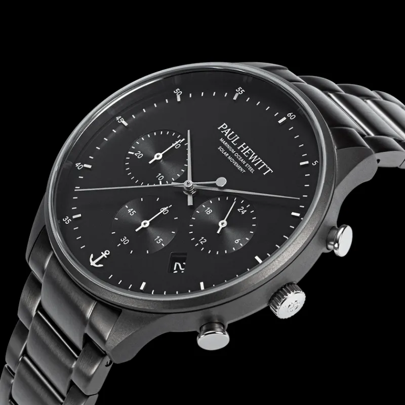 Montres À Graver | Montres Solaires^PAUL HEWITT Chrono Montre