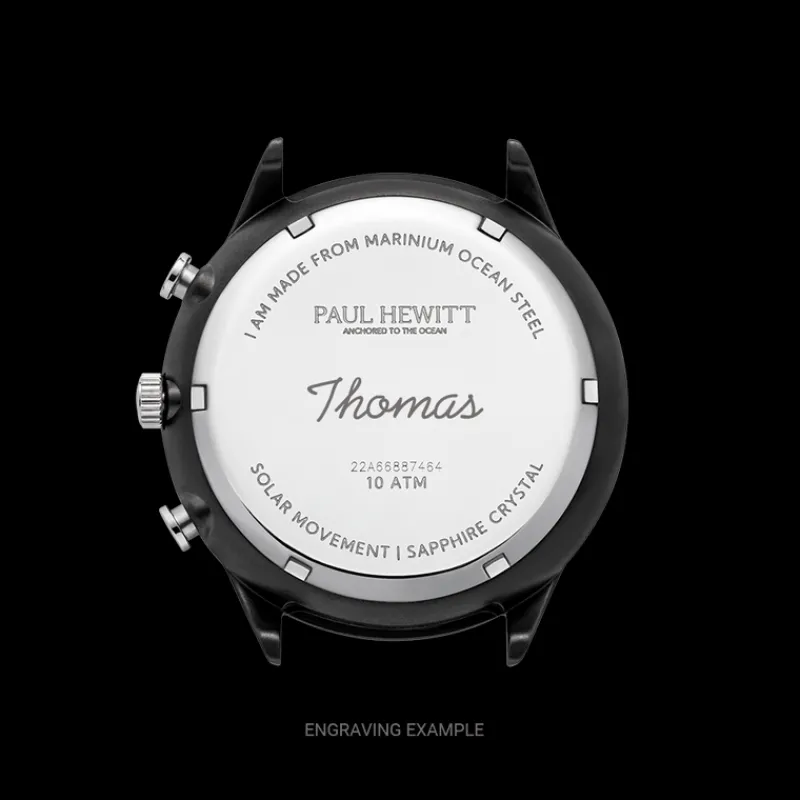 Montres À Graver | Montres Solaires^PAUL HEWITT Chrono Montre