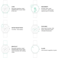 Montres À Graver | Montres Solaires^PAUL HEWITT Chrono Montre