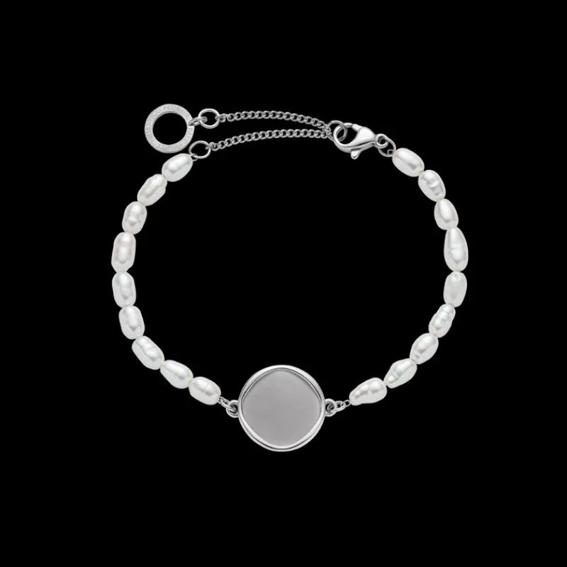 Bracelets Avec Gravure | Bracelets En Perles^PAUL HEWITT Engravable Coin Pearl Bracelet