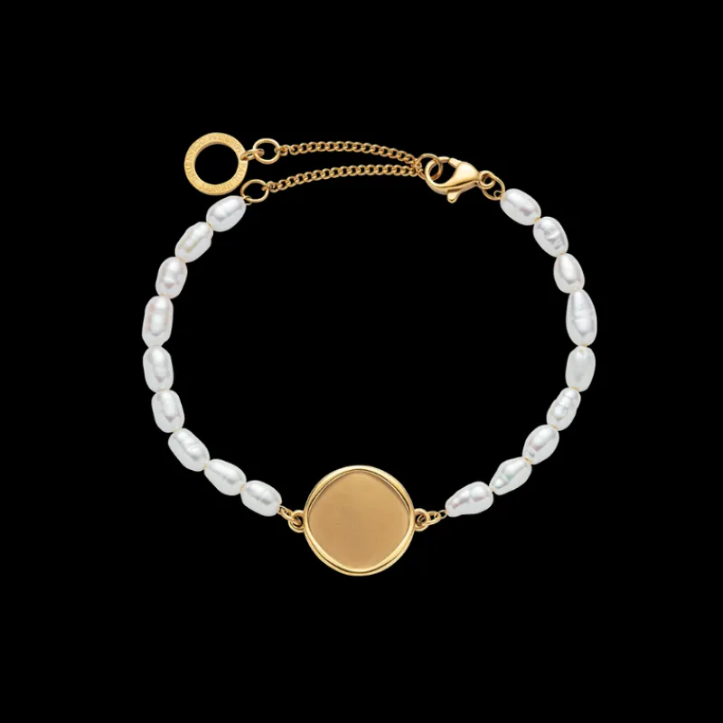 Bracelets Avec Gravure | Bracelets En Perles^PAUL HEWITT Engravable Coin Pearl Bracelet