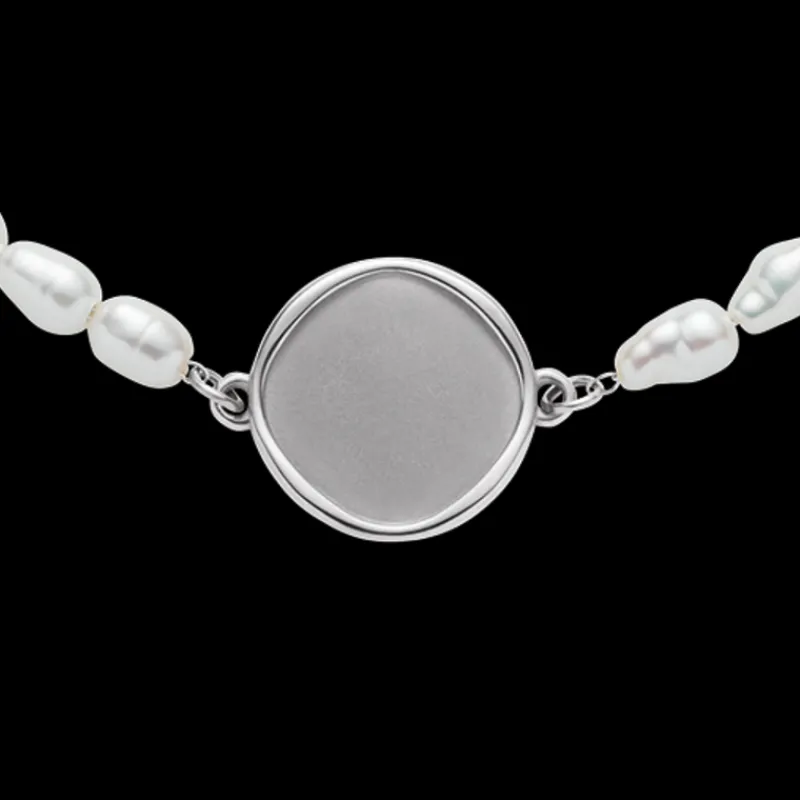 Bracelets Avec Gravure | Bracelets En Perles^PAUL HEWITT Engravable Coin Pearl Bracelet