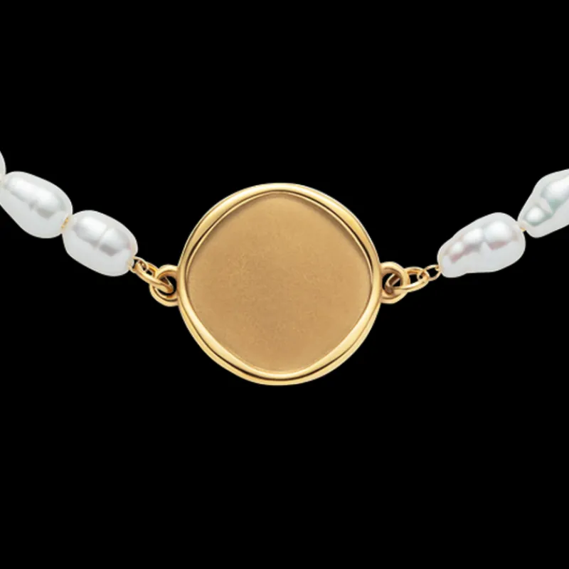Bracelets Avec Gravure | Bracelets En Perles^PAUL HEWITT Engravable Coin Pearl Bracelet