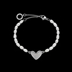 Bracelets Avec Gravure | Bracelets En Perles^PAUL HEWITT Engravable Heart Pearl Bracelet