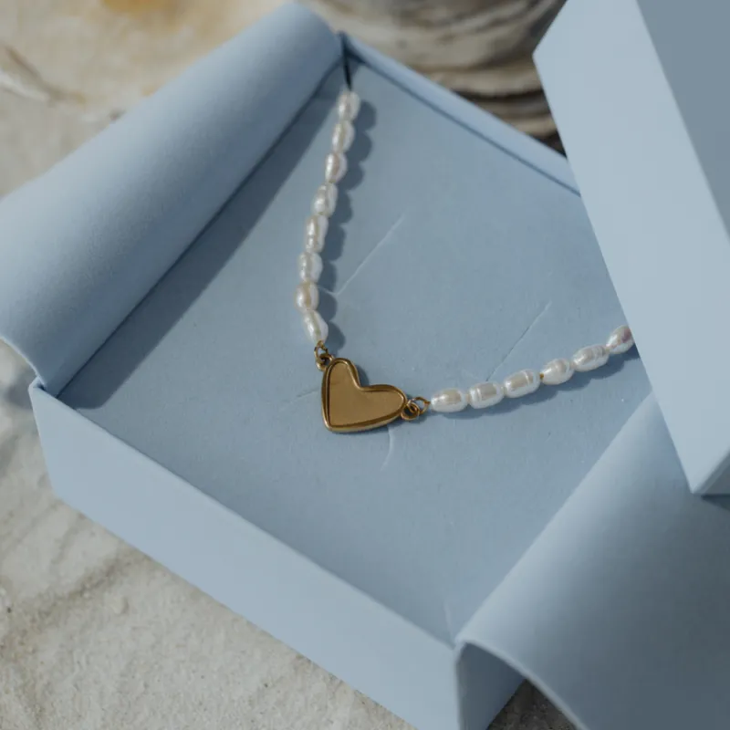Bracelets Avec Gravure | Bracelets En Perles^PAUL HEWITT Engravable Heart Pearl Bracelet