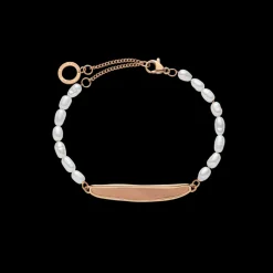 Bracelets Avec Gravure | Bracelets En Perles^PAUL HEWITT Engravable Plate Pearl Bracelet