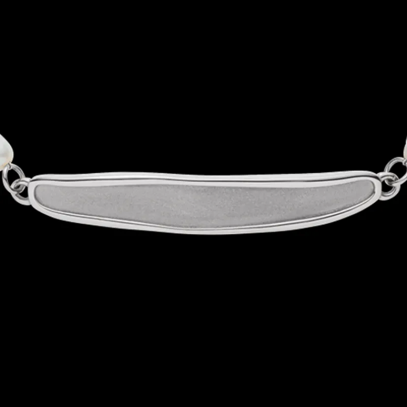 Bracelets Avec Gravure | Bracelets En Perles^PAUL HEWITT Engravable Plate Pearl Bracelet