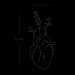 Tatouages Medium | Tatouages Medium^PAUL HEWITT Flower Heart Tattoo