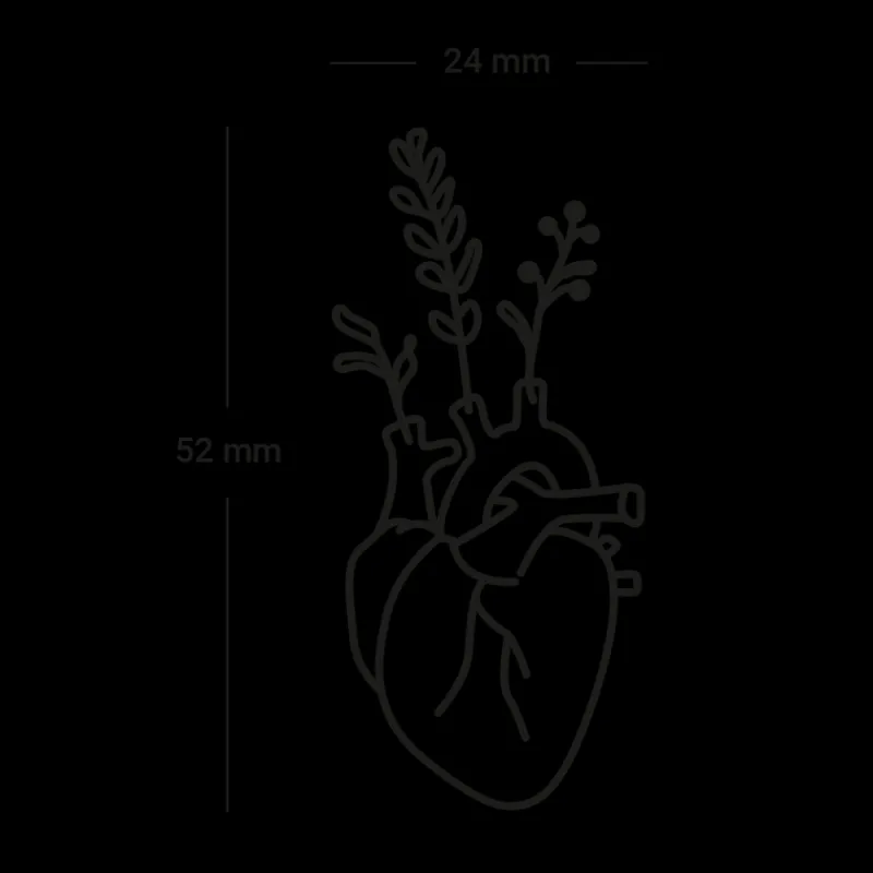 Tatouages Medium | Tatouages Medium^PAUL HEWITT Flower Heart Tattoo