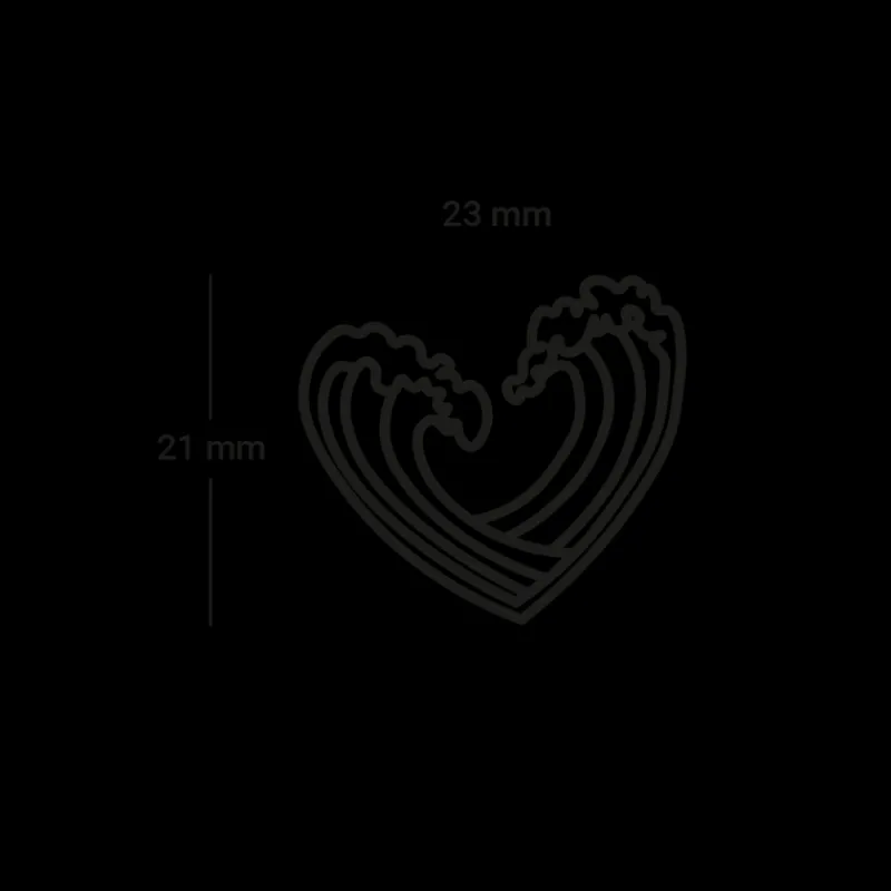 Tatouages Petit | Tatouages Petit^PAUL HEWITT Heart Wave Tattoo