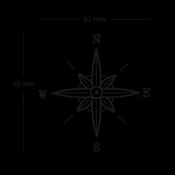 Tatouages Medium | Tatouages Medium^PAUL HEWITT Men's Compass Tattoo