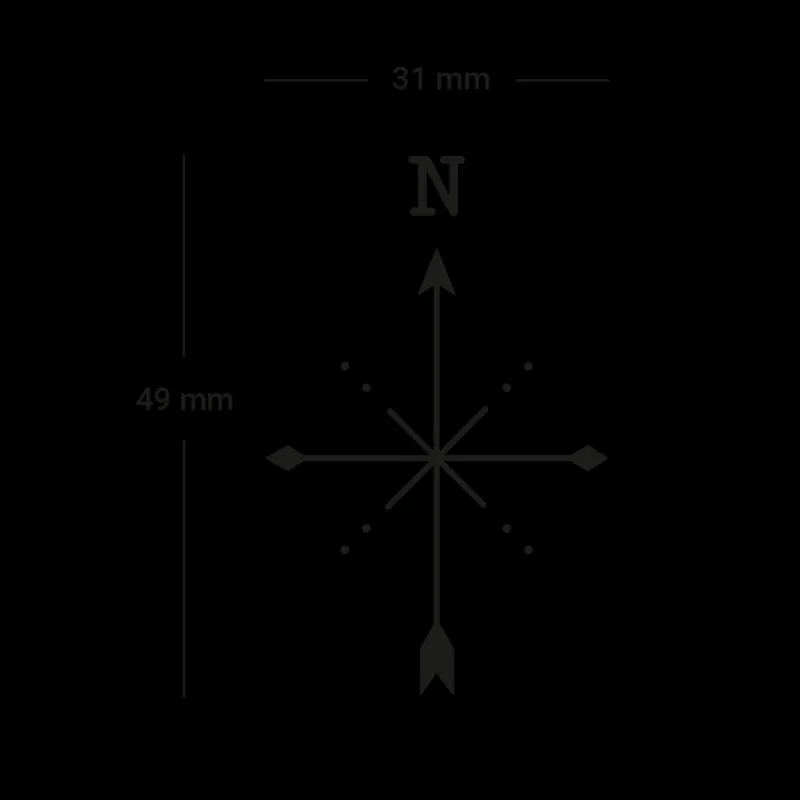 Tatouages Medium | Tatouages Medium^PAUL HEWITT Men's Compass Tattoo