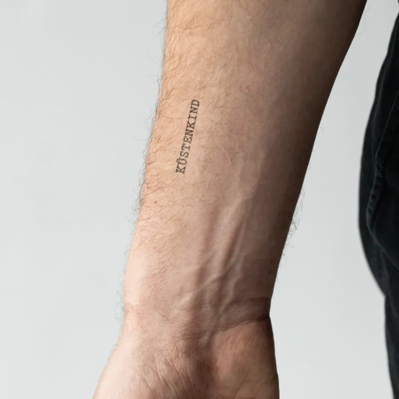 Tatouages Medium | Tatouages Medium^PAUL HEWITT Men's KÜSTENKIND Tattoo