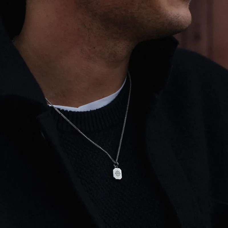Colliers^PAUL HEWITT Men's Octagonal Windrose Collier