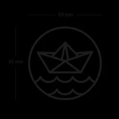 Tatouages Petit | Tatouages Petit^PAUL HEWITT Men's Paper Ship Tattoo