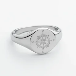 Anneaux^PAUL HEWITT Men's Signet Windrose Bague