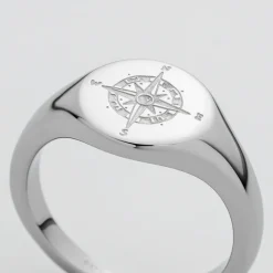 Anneaux^PAUL HEWITT Men's Signet Windrose Bague