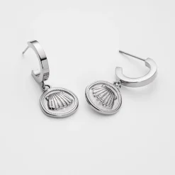 Boucles D'oreilles^PAUL HEWITT Scallop Coin Boucle d'oreille