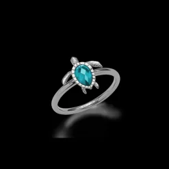 Anneaux^PAUL HEWITT Turtle Aquamarine Bague