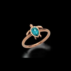 Anneaux^PAUL HEWITT Turtle Aquamarine Bague