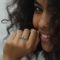 Anneaux^PAUL HEWITT Turtle Aquamarine Bague