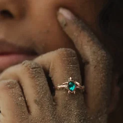 Anneaux^PAUL HEWITT Turtle Aquamarine Bague