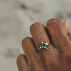 Anneaux^PAUL HEWITT Turtle Aquamarine Bague