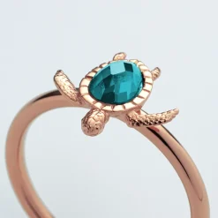 Anneaux^PAUL HEWITT Turtle Aquamarine Bague