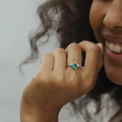 Anneaux^PAUL HEWITT Turtle Aquamarine Bague