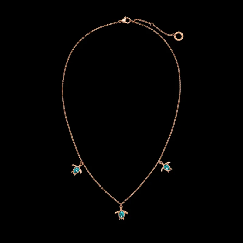 Colliers^PAUL HEWITT Turtle Aquamarine Collier