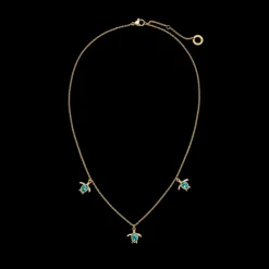 Colliers^PAUL HEWITT Turtle Aquamarine Collier