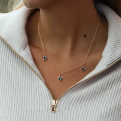 Colliers^PAUL HEWITT Turtle Aquamarine Collier