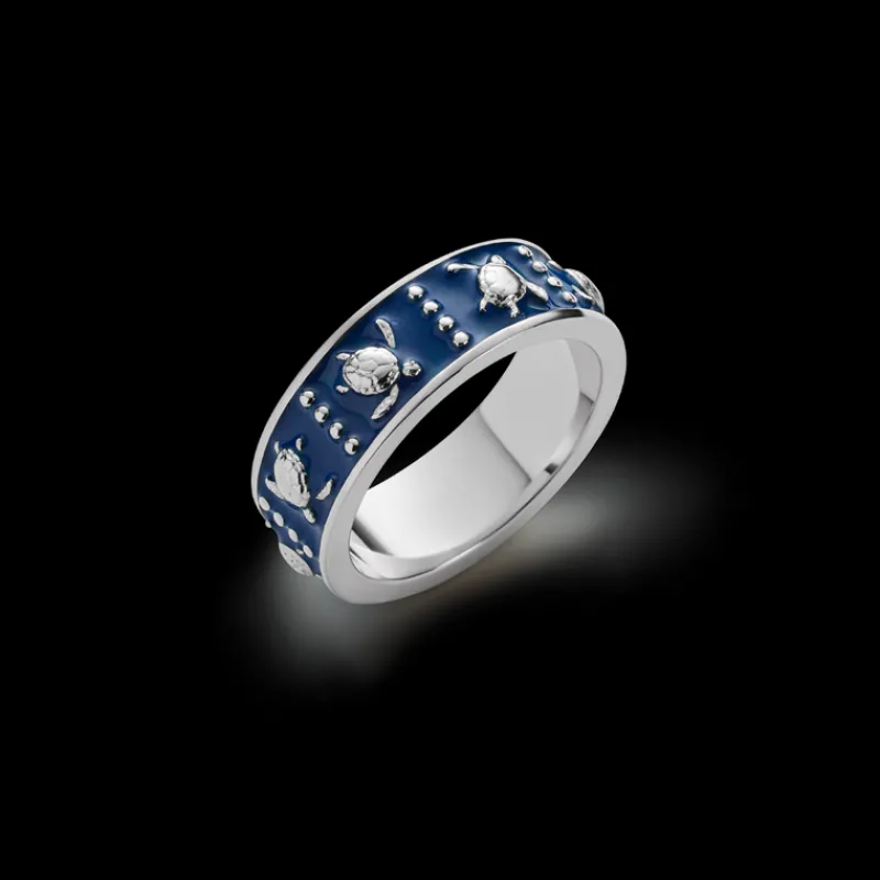 Anneaux^PAUL HEWITT Turtle Enamel Bague