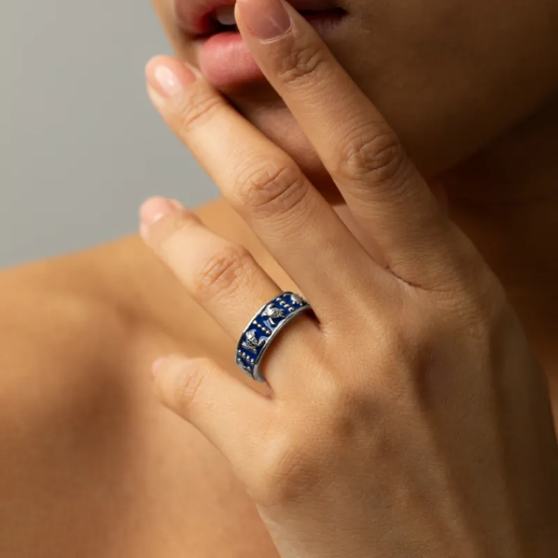 Anneaux^PAUL HEWITT Turtle Enamel Bague
