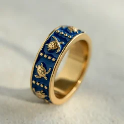 Anneaux^PAUL HEWITT Turtle Enamel Bague
