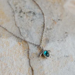 Colliers^PAUL HEWITT Turtle Mono Aquamarine Collier