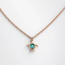 Colliers^PAUL HEWITT Turtle Mono Aquamarine Collier