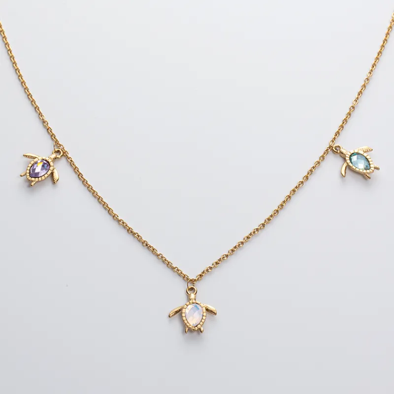 Colliers^PAUL HEWITT Turtle Rainbow Collier
