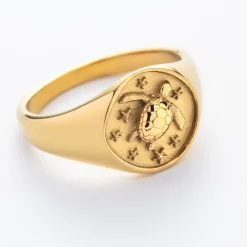 Anneaux^PAUL HEWITT Turtle Signet Bague