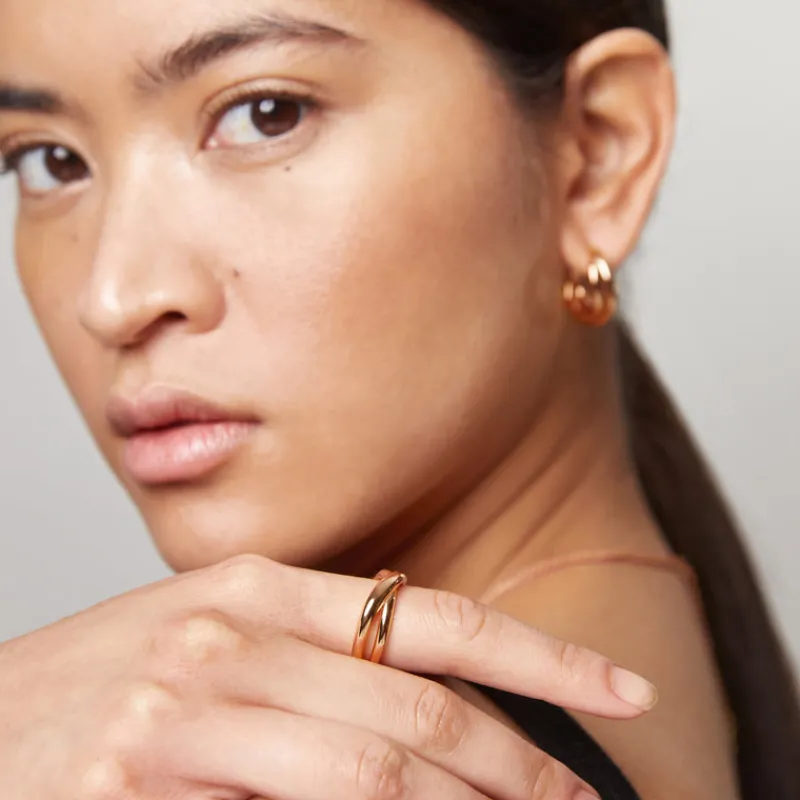 Anneaux^PAUL HEWITT Waves Twisted Bague