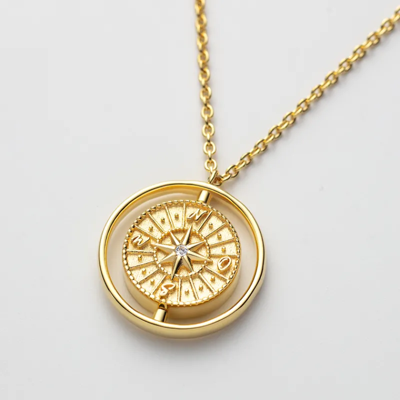 Bijoux Avec Gravure | Colliers^PAUL HEWITT Windrose Twister Collier