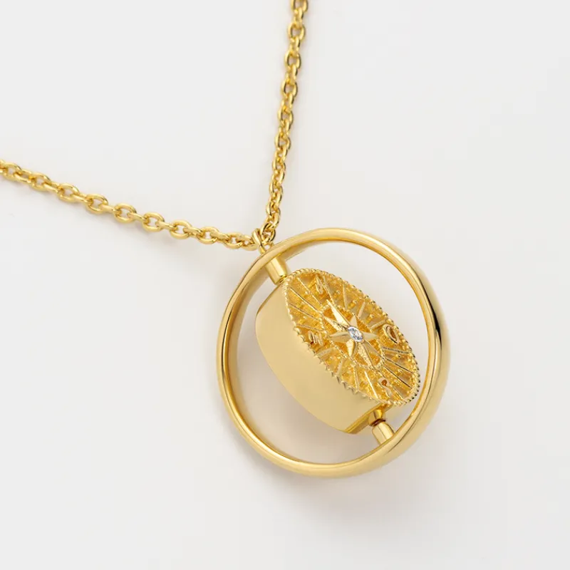 Bijoux Avec Gravure | Colliers^PAUL HEWITT Windrose Twister Collier