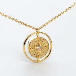 Bijoux Avec Gravure | Colliers^PAUL HEWITT Windrose Twister Collier