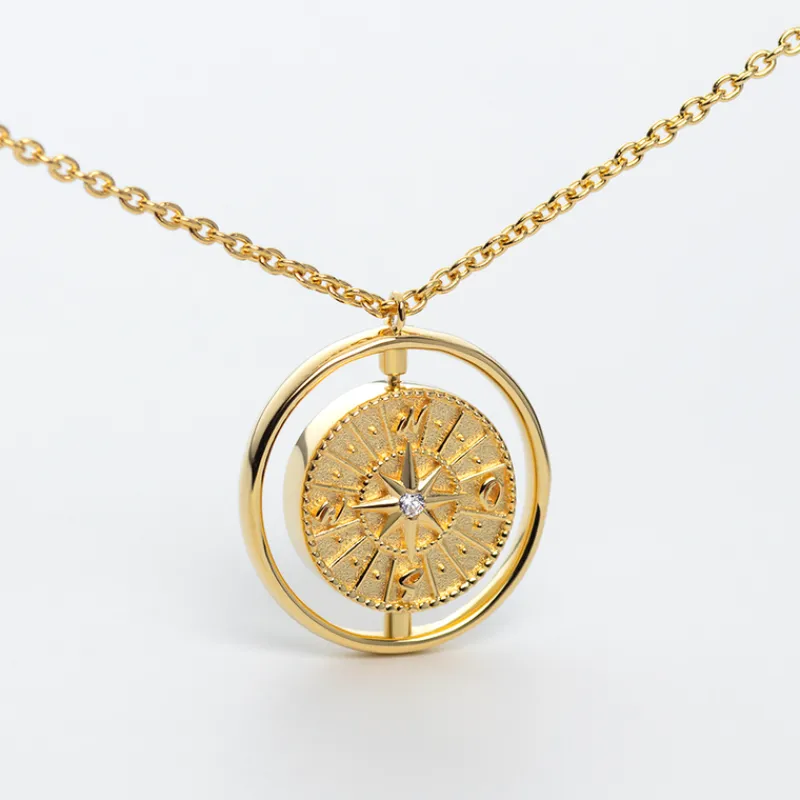 Bijoux Avec Gravure | Colliers^PAUL HEWITT Windrose Twister Collier